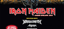 Tour | Iron Maiden – Maiden England 2013 US Tour (Megadeth, Anthrax, Overkill, Sabaton)